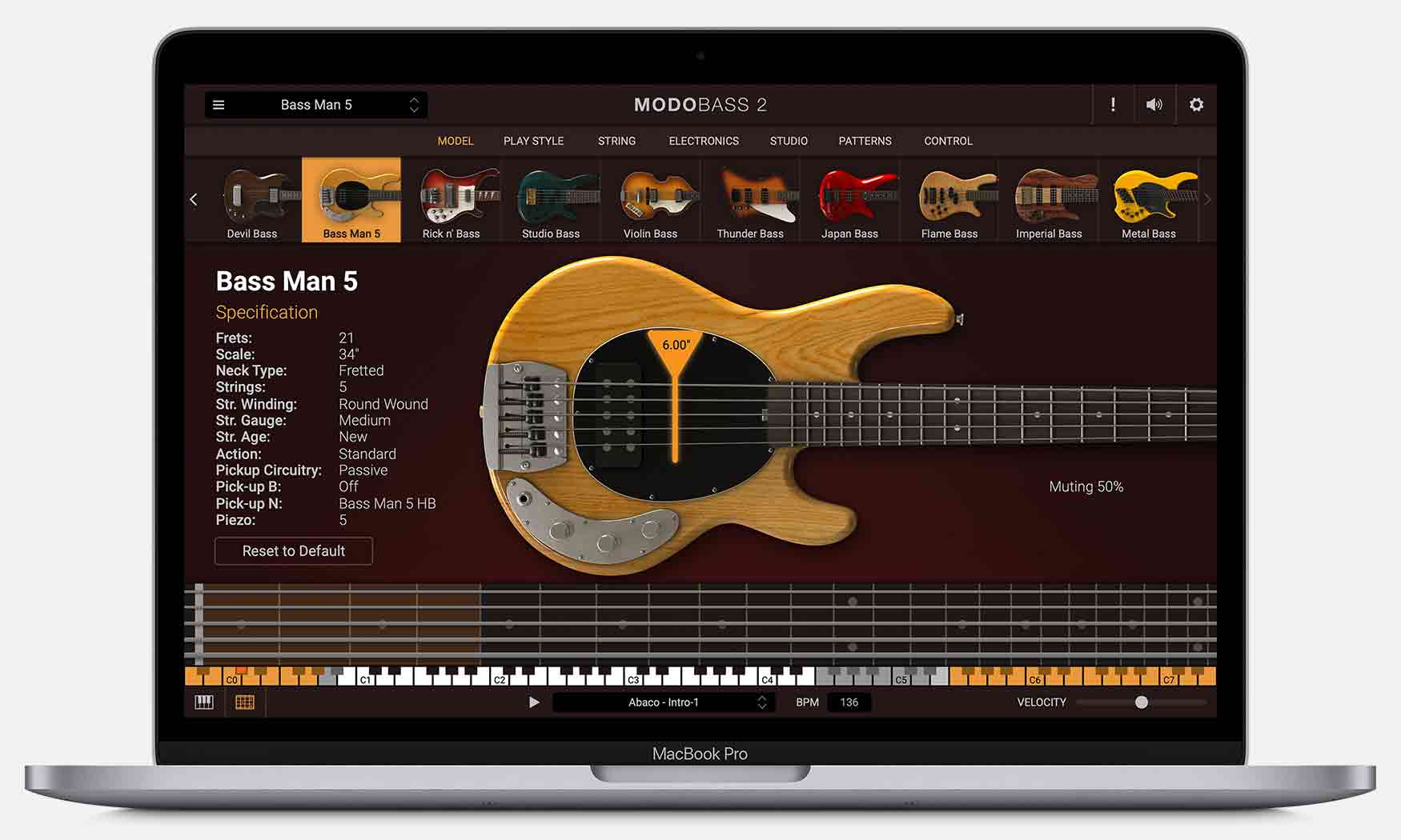 Macbook MODO BASS 2