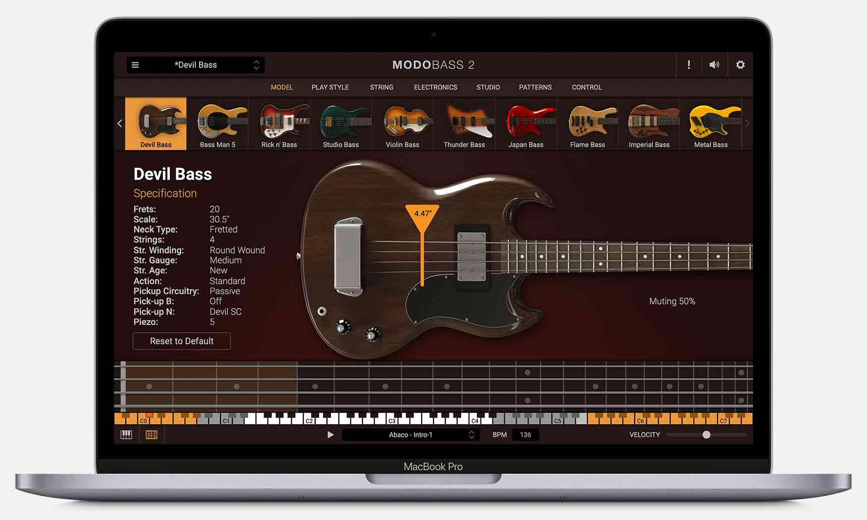 Macbook MODO BASS 2