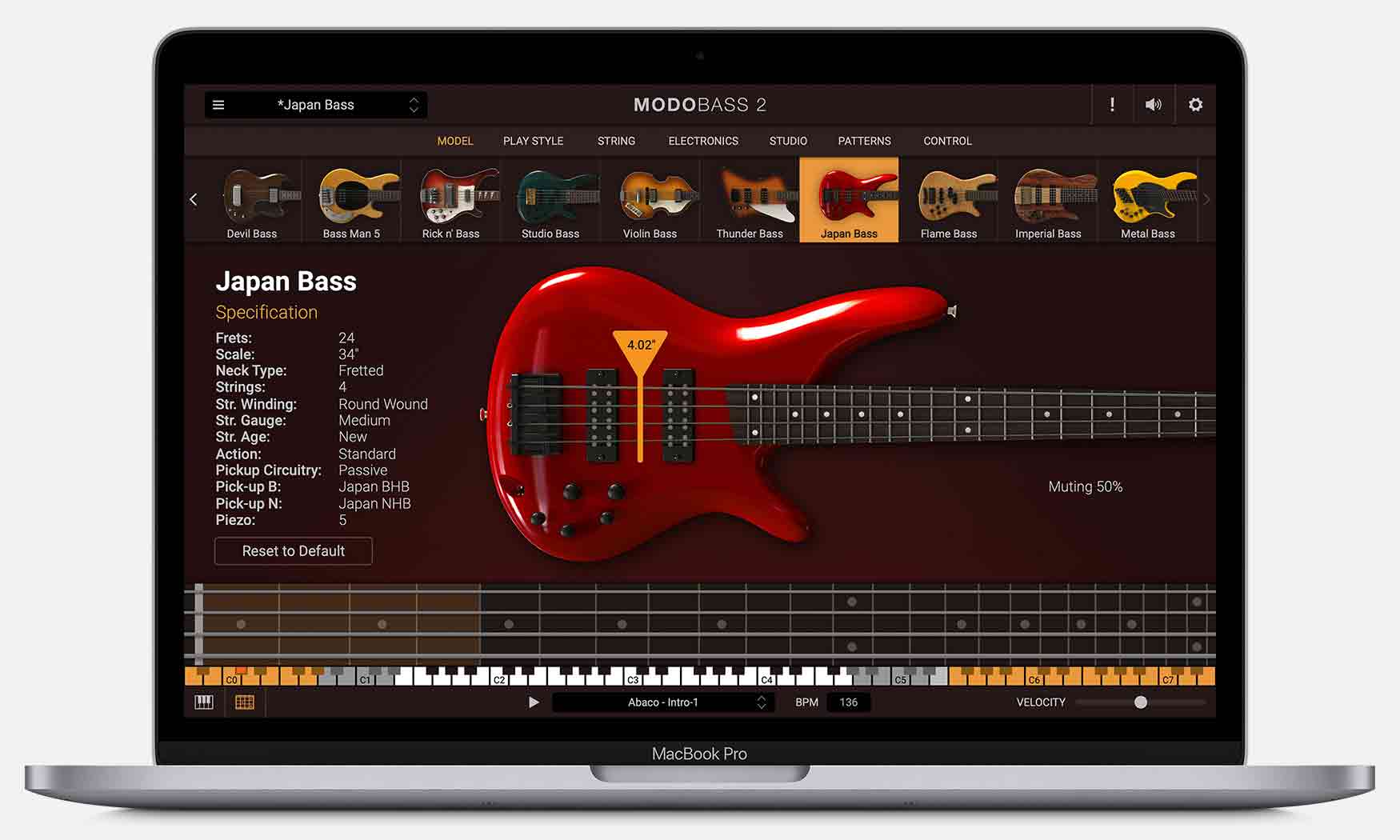 Macbook MODO BASS 2