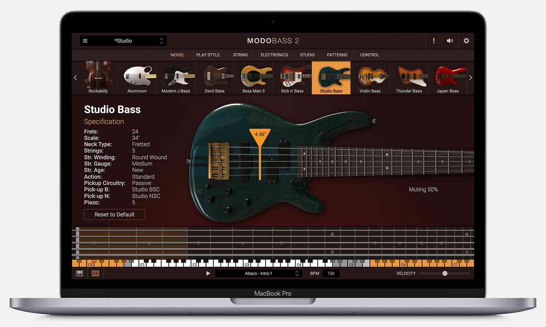 Macbook MODO BASS 2