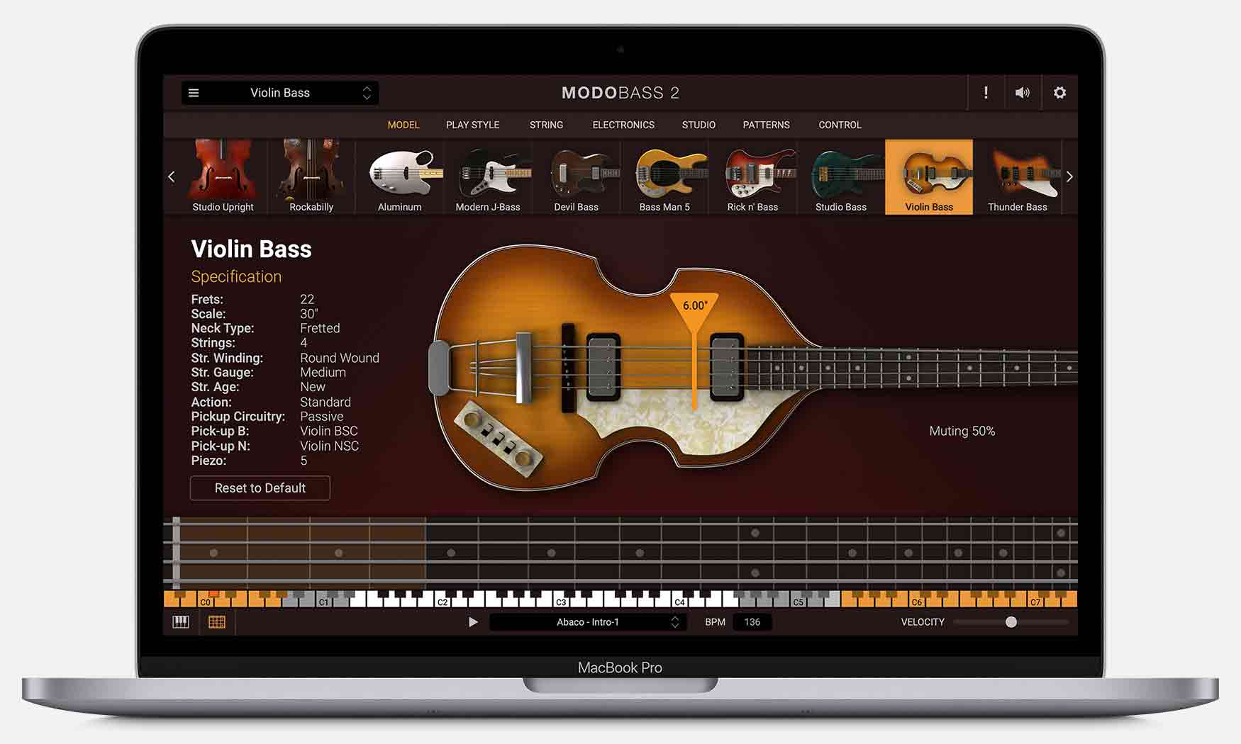 Macbook MODO BASS 2