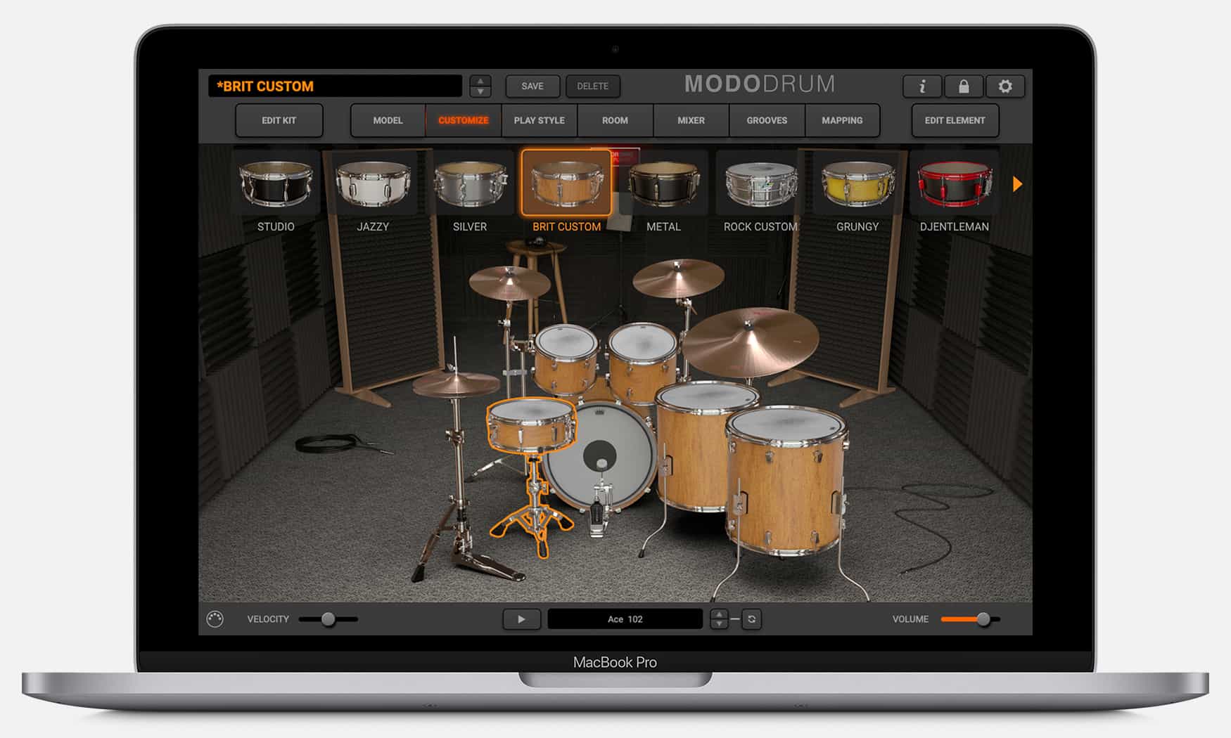 Macbook MODO DRUM Kit