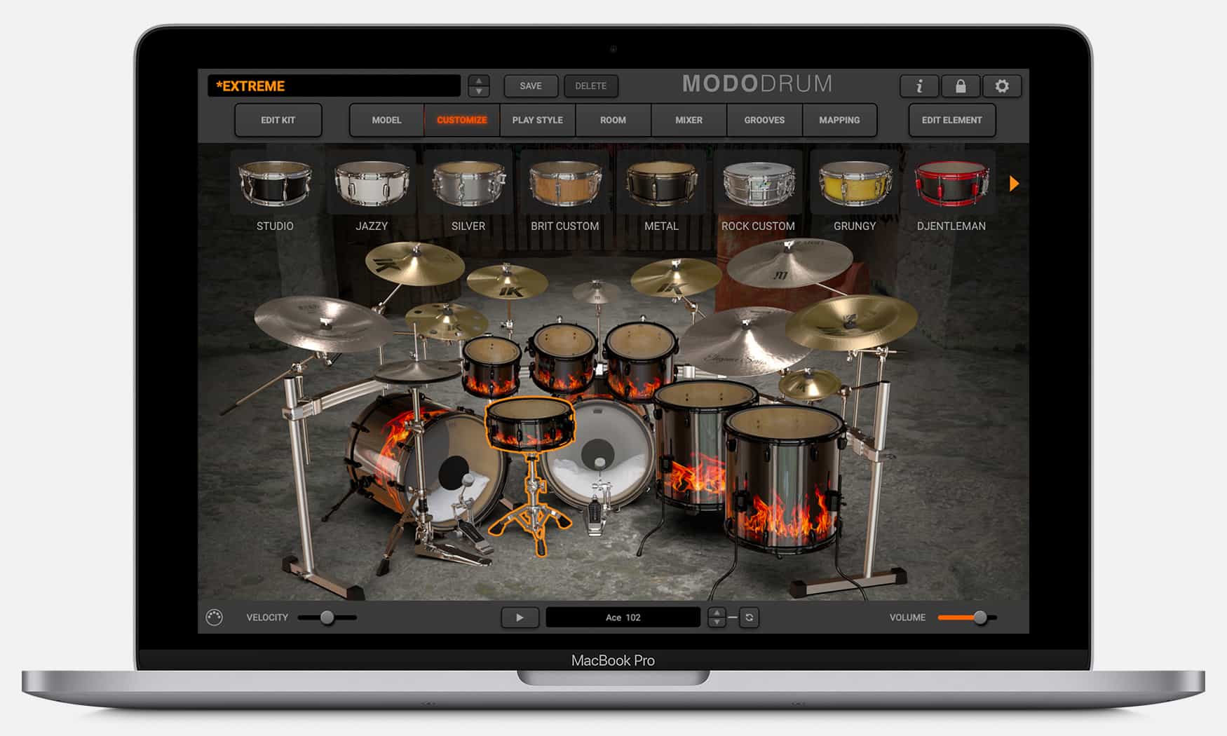 Macbook MODO DRUM Kit