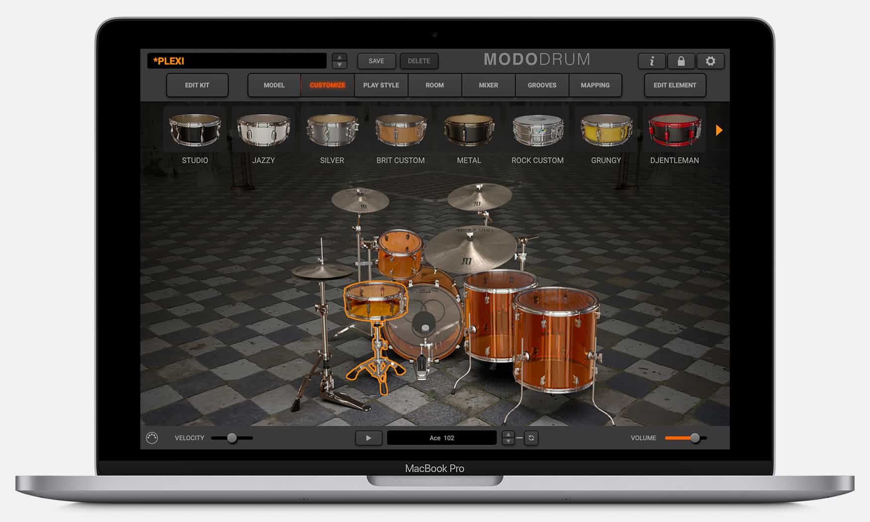 Macbook MODO DRUM Kit