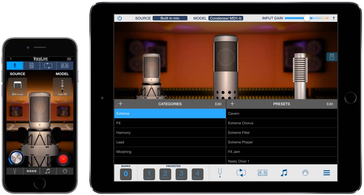 iPad/iPhone - Mic Room